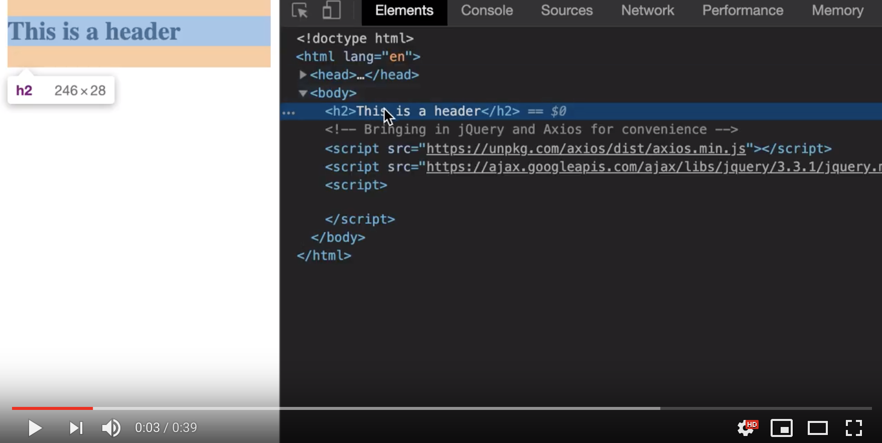 Select HTML Elements